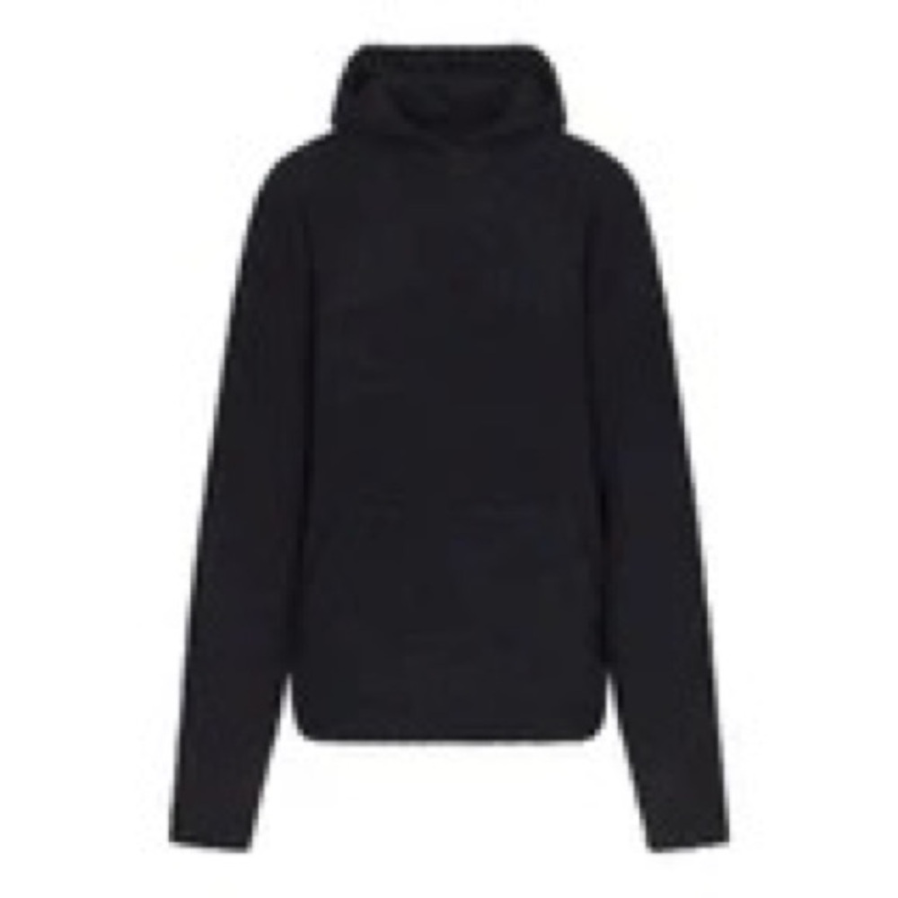 SKIMS cozy knit unisex hoodie and joggers, black onyx size S/M